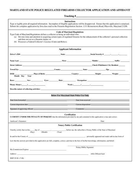 md state police handgun permit application
