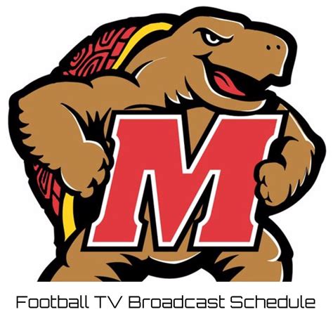 md terps football on tv