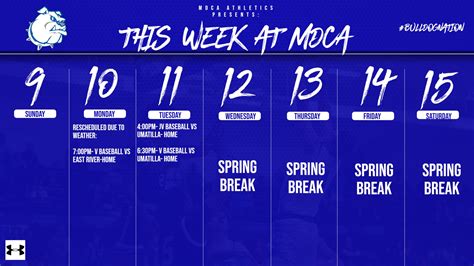 Mdca School Calendar