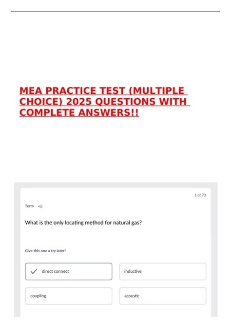 Mea Practice Test Printable Mea Practice Math Test Printable