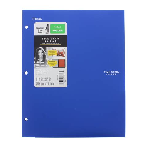 Mead Five Star 4 Pocket Folder