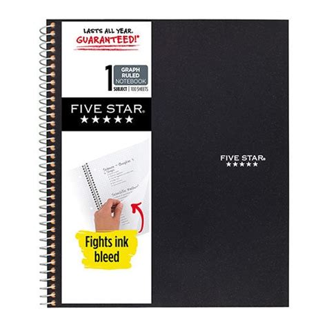 Mead Five Star Graph Paper Notebook