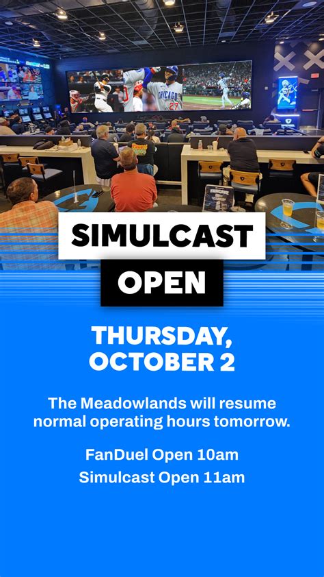 meadowlands free programs