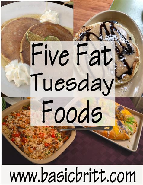 meals for fat tuesday
