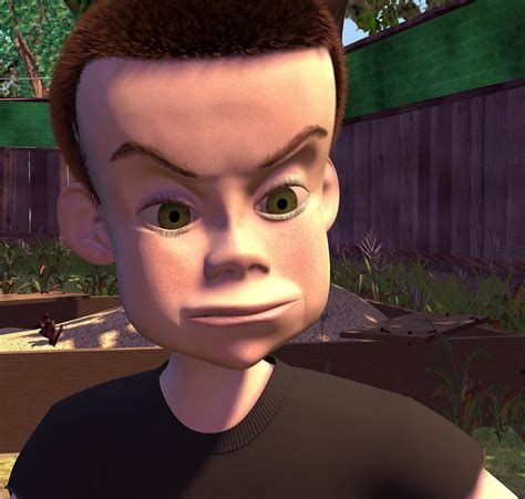 mean kid from toy story