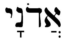 meaning adonai hebrew