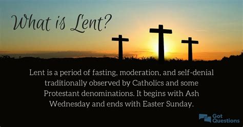 meaning and history of lent