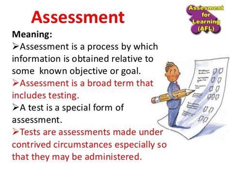 meaning assessing