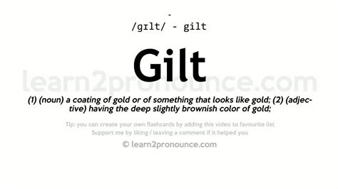 meaning gilt