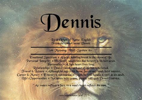 meaning name dennis