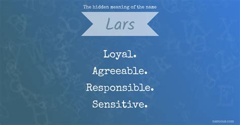 meaning name lars