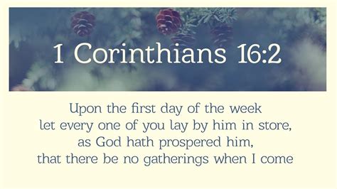 meaning of 1 corinthians 16
