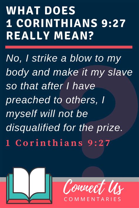 meaning of 1 corinthians 9:27