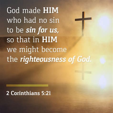 meaning of 2 corinthians 5:21