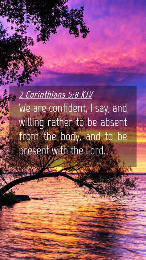 meaning of 2 corinthians 5:8