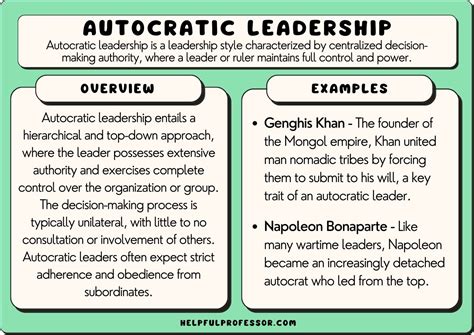 meaning of autocratic leadership