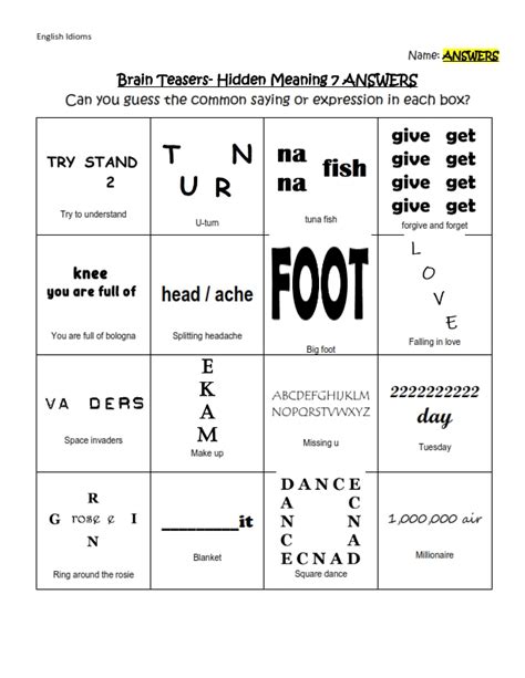 Meaning Of Brain Teasers