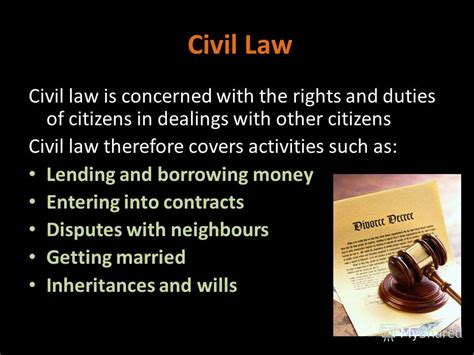 meaning of civil law