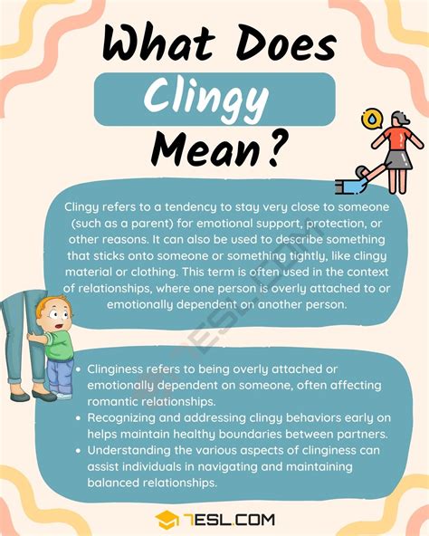 Clingy definition Clingy meaning words to describe someone