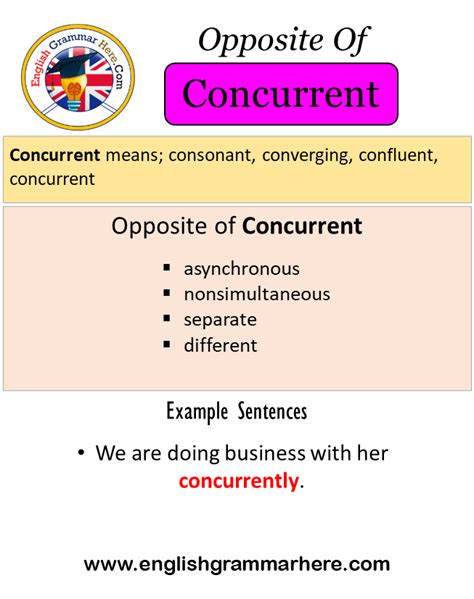 meaning of concurrently in english