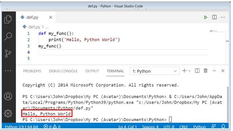 meaning of def function in python