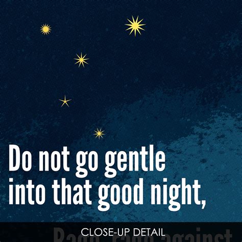meaning of do not go gentle into the night