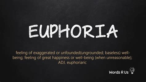 meaning of euphoria in english