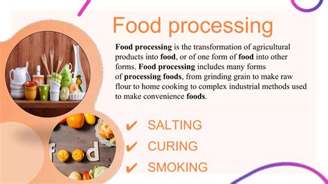 Meaning Of Food Processing Curing