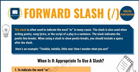 meaning of forward slash