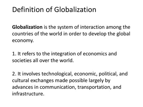 meaning of globalization in hindi
