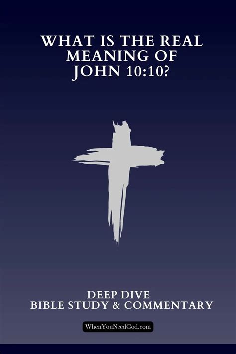 meaning of john 10:10