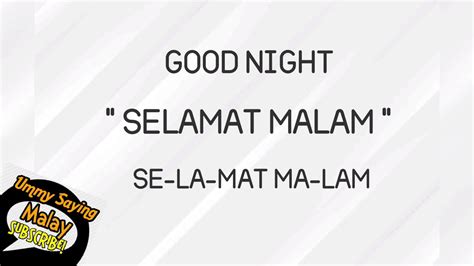 meaning of malam in malay