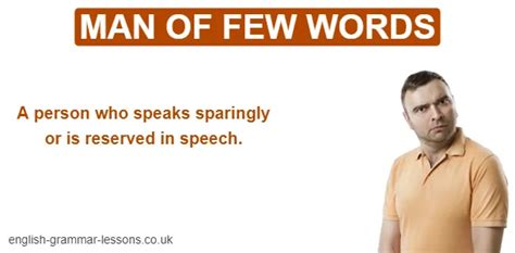 meaning of man of few words in hindi