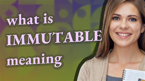 Meaning Of Not Immutable