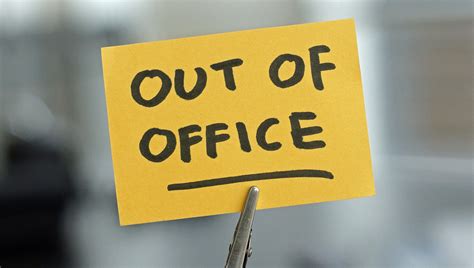 meaning of out of office
