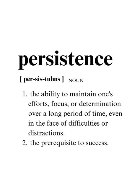 meaning of persistence in english