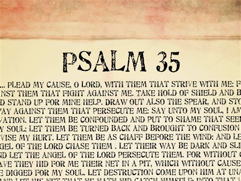 meaning of psalm 35