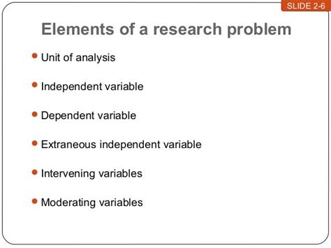 meaning of research problem in research methodology slideshare