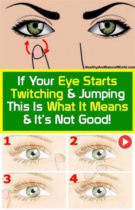 Eye Twitching Spiritual Meaning and Causes Eye twitch remedy, Eye