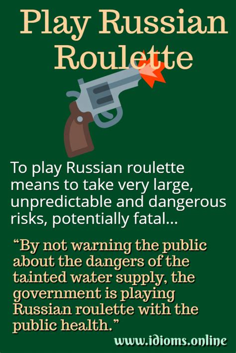 meaning of russian roulette