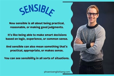 meaning of sensible person