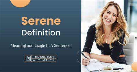 meaning of serene in english