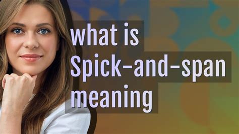 meaning of spick