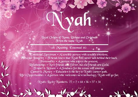 meaning of the name nyah
