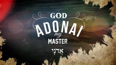 meaning of the word adonai