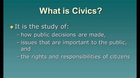 meaning of the word civic