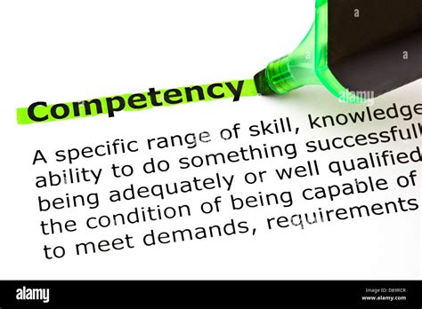 meaning of the word competence