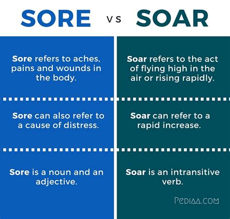 meaning of the word sore