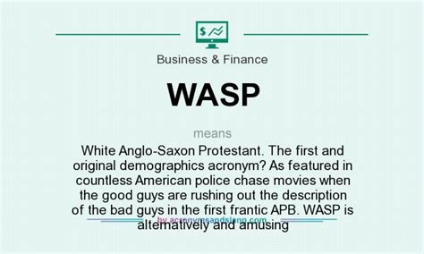 meaning of wasp acronym