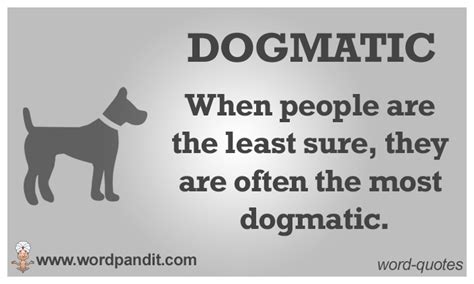 meaning of word dogmatic